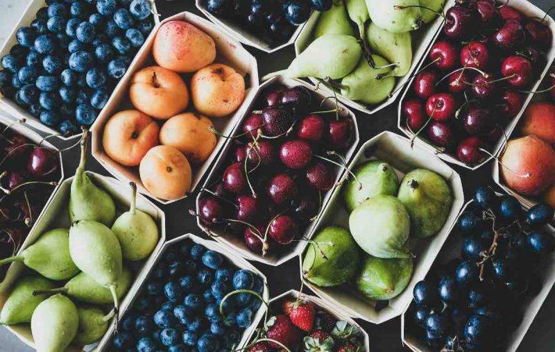 과일의 영양 특성, 음식 목록 3